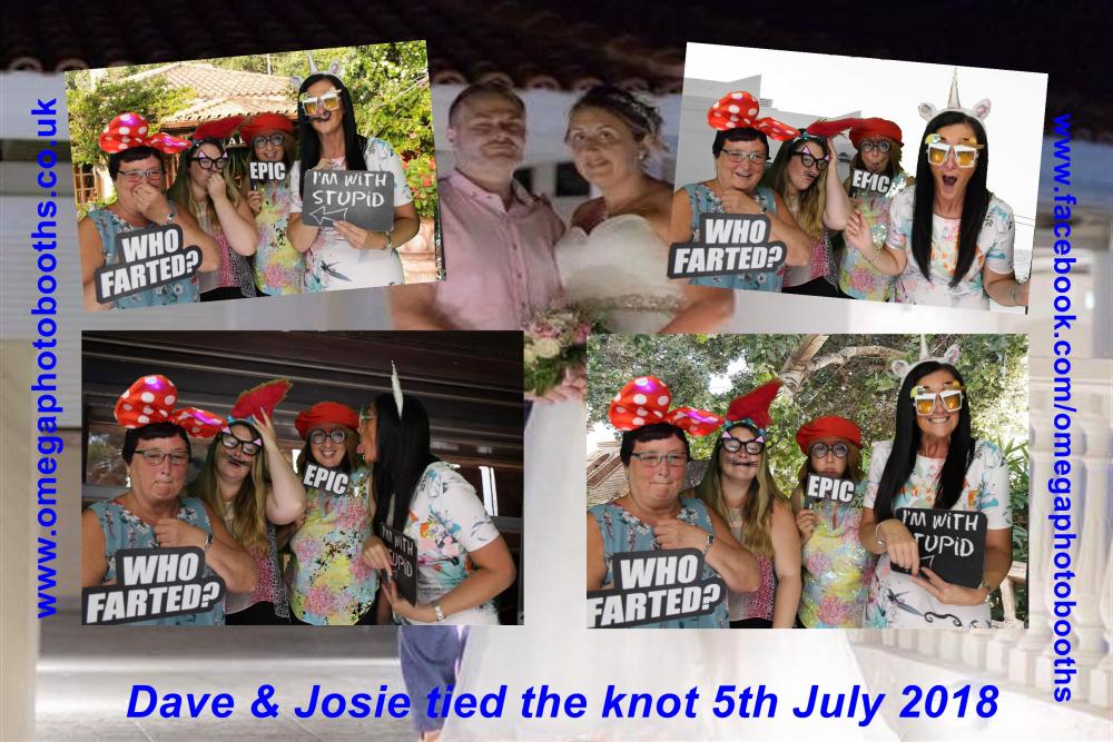 Josie & Dave's wedding  | View more photos from the event at gallery.omegaphotobooths.co.uk/u/Omega-Photobooths/Josie-Daves-wedding